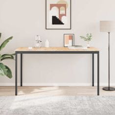 Vidaxl Barska miza Naravna 200 x 100 x 105 cm Masivno borovo les