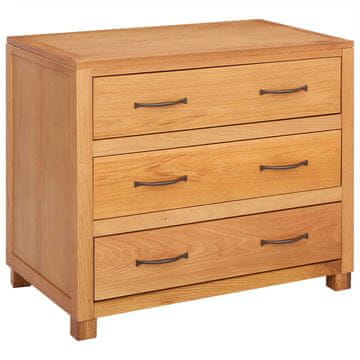 Vidaxl Za omarice s predalom s shranjevanjem Rjava Konstruiran les