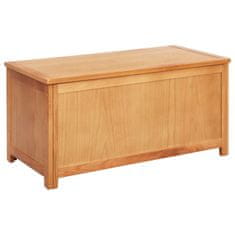 Vidaxl Shranjevalna škatla Naravna Konstruirano leseno