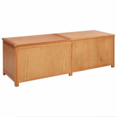 Vidaxl Shranjevalna škatla Naravna Konstruirano leseno