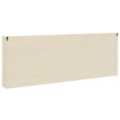 Vidaxl Stenska vitrina s polico Bež 100 x 8,5 x 36 cm Konstruiran les