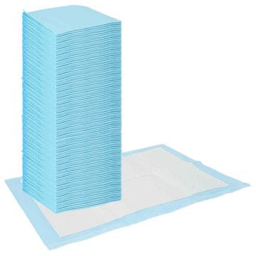 Vidaxl Učna podloga za hišne ljubljenčke 400 pcs Modra in bela