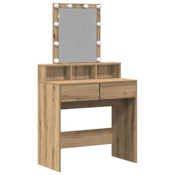 Vidaxl Konferenčna miza Črni hrast 80 x 41 x 144,5 cm Konstruiran les