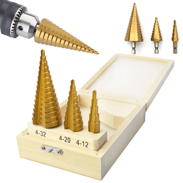 Korbi Kraftverk Stožčasti HSS Svedri Set 4-32mm