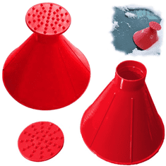 Korbi Kompaktna rdeča stran za led in sneg