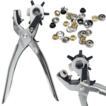 Korbi Revolver Zatični Udarec za Usnje in Gumo 2-4,5 mm