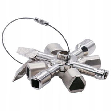 Korbi Univerzalni Ključ 10v1 za Električne Omare Kraftverk