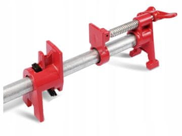 Korbi Močan Lesarski Cevni Primež 3/4" za Montažo