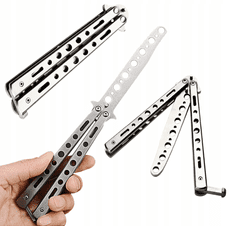 Korbi Zložljiv srebrni nož za trening 22,2 cm