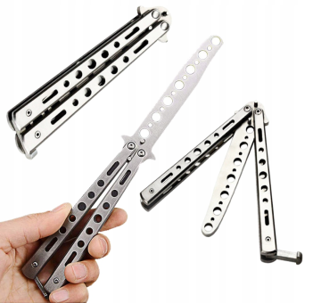 Korbi Zložljiv srebrni nož za trening 22,2 cm