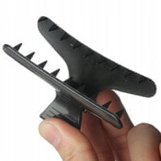 Korbi Profesionalne Frizerske Klamerice - 12 Kosov - Črne