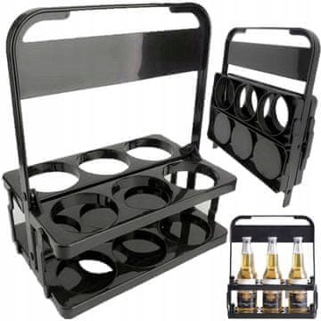 Korbi Lesena Nosila Za Pivo KORBI, 6 Steklenic