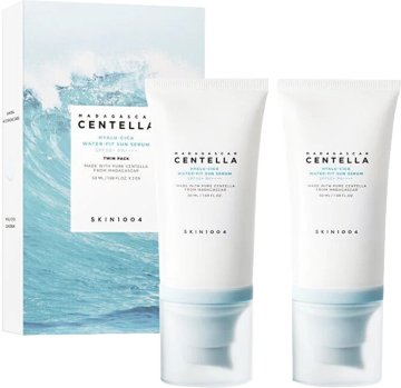Skin1004 Darilni komplet za zaščito pred soncem Madagascar Centella SPF 50+ (Hyalu-Cica Water-Fit Sun Serum)