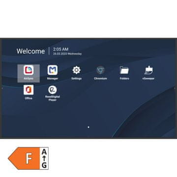 Viewsonic CDE5531-1C 55" (139,7cm) 4K TFT HDMI/WiFi ProAV brezžični informacijski monitor