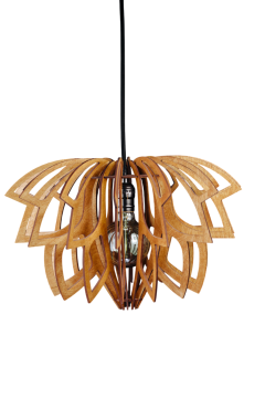 Woglo Lesena viseča svetilka Lotus