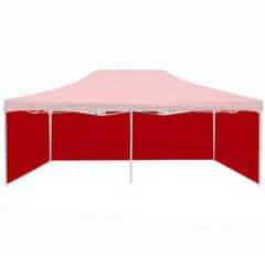 Aga Stranice za prodajni kiosk 3x6m Rdeča