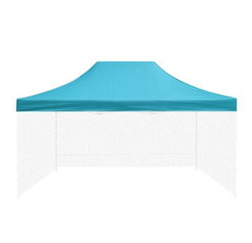 Aga Střecha k prodejnímu stánku 3x4,5m Světle modrá