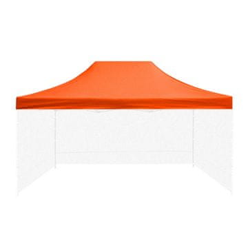 Aga Střecha k prodejnímu stánku 3x4,5m Oranžová