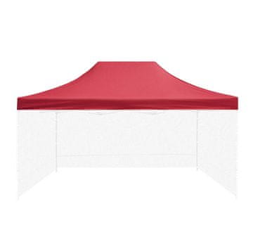 Aga Střecha k prodejnímu stánku 3x4,5m Vínová
