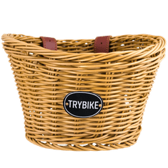 shumee PLETENA KOŠARA ZA KOLESA IN SKUTERJE za otroke RETRO KOŠARA za kolo
