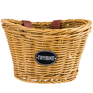 shumee PLETENA KOŠARA ZA KOLESA IN SKUTERJE za otroke RETRO KOŠARA za kolo