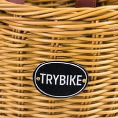 shumee PLETENA KOŠARA ZA KOLESA IN SKUTERJE za otroke RETRO KOŠARA za kolo