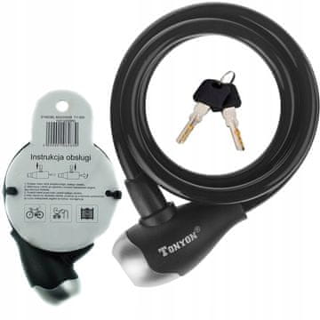 shumee Ključavnica za kolo KLJUČAVNICA 120x10 TONYON CABLE KEY