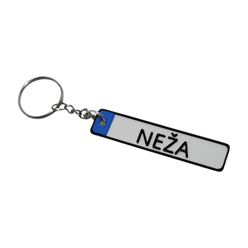 Ellipso Mini registrska tablica z imenom - NEŽA