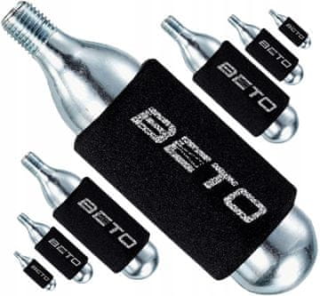 shumee BETO CO2 KARTUŠA 16 GRAM Z NAVOJEM ZA ČRPALKO + POKROV