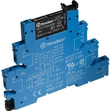 shumee Relejni sklopni modul 1P 6A tuljava 24VAC/DC