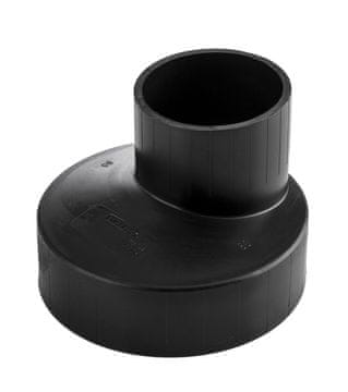 shumee PEHD redukcija 90x63mm S12.5 ekscentrična, črna, QS (Quick Stream)