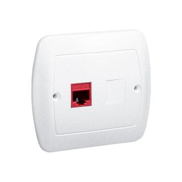 Enojna računalniška vtičnica RJ45 AF51/11 Chord bela