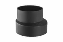 shumee Redukcija (redukcija) PEHD 56x40 asimetrična kratka, črna (HDPE kanalizacija)