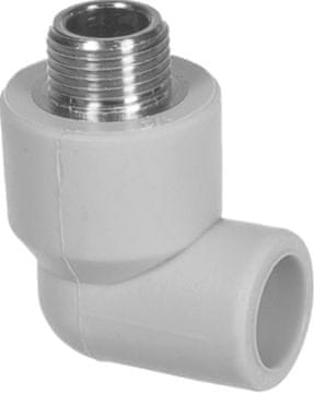 shumee PP koleno 90 stopinj z medeninastim navojem 32/3/4""