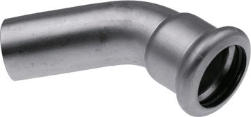 shumee Nipeljski komolec 45° Inox - 42