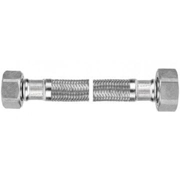 IN Jeklena pletena cev 30 cm 1/2x3/8" ženski-ženski jekleni oplet Onnli
