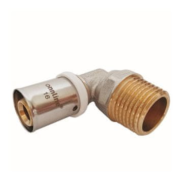 shumee 90° stisnjen komolec GZ 16 mm x 3/4 ONLINE