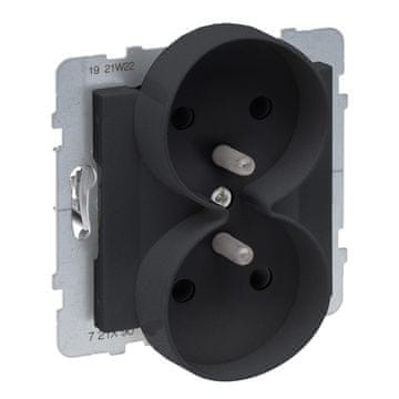 LEGRAND 2X2P+Z vtičnica z zaklopom - 16 A - 250 V~ - avtomatski priključki - možno