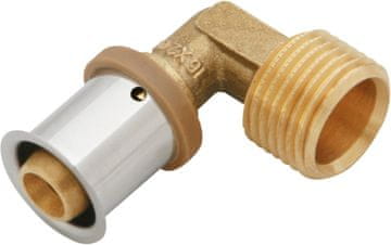 shumee Medeninasto koleno 90° GZ ultraPRESS - 25 R3/4""