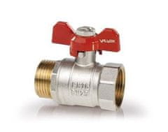 shumee Nikljani kroglični ventil ORO z aluminijasto (MAl) metuljasto uvodnico (različica NW) 3/4 palca