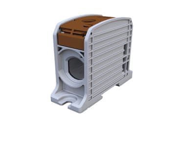 Simet Navojni spojnik za tirnico STB 185 Al/Cu 87810 SIMBLOCK, rjav