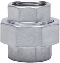 shumee Dvojna navojna cev iz nerjavečega jekla, ravna, 1 1/4"