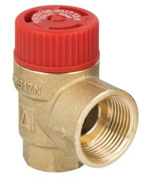 shumee Varnostni ventil MS 1/2 palca x 3/4 palca 2 bara za sisteme centralnega ogrevanja