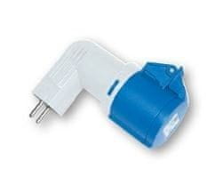 shumee Adapter z vhodnim Uni Schuko vtičem 16A/3P/230V izhodnim CEE vtičnico 16A 230V IP44