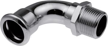 shumee Koleno 90° GZ Jeklo - 15 R1/2""