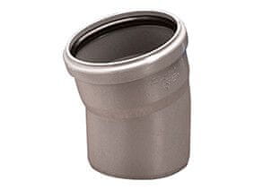 shumee Sanitarni koleno PVC-HT 110/22, za notranjo kanalizacijo, pepelnate barve