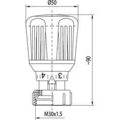 shumee Termostatska glava VIRGO tip GZ 03