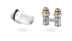 shumee Termostatska glava S+ Vekotrim, priključni komplet raven G3/4-1/2