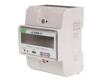 shumee Dvotarifni števec električne energije, trifazni, dvosmerni z Modbus RTU, za delno posredno merjenje LE-03MW-CT