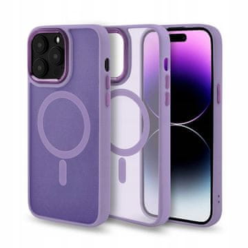 shumee OVITEK ZA iPhone 11 MAGSAFE MAGMAT OJAČAN VIJOLIČEN OVITEK + STEKLO